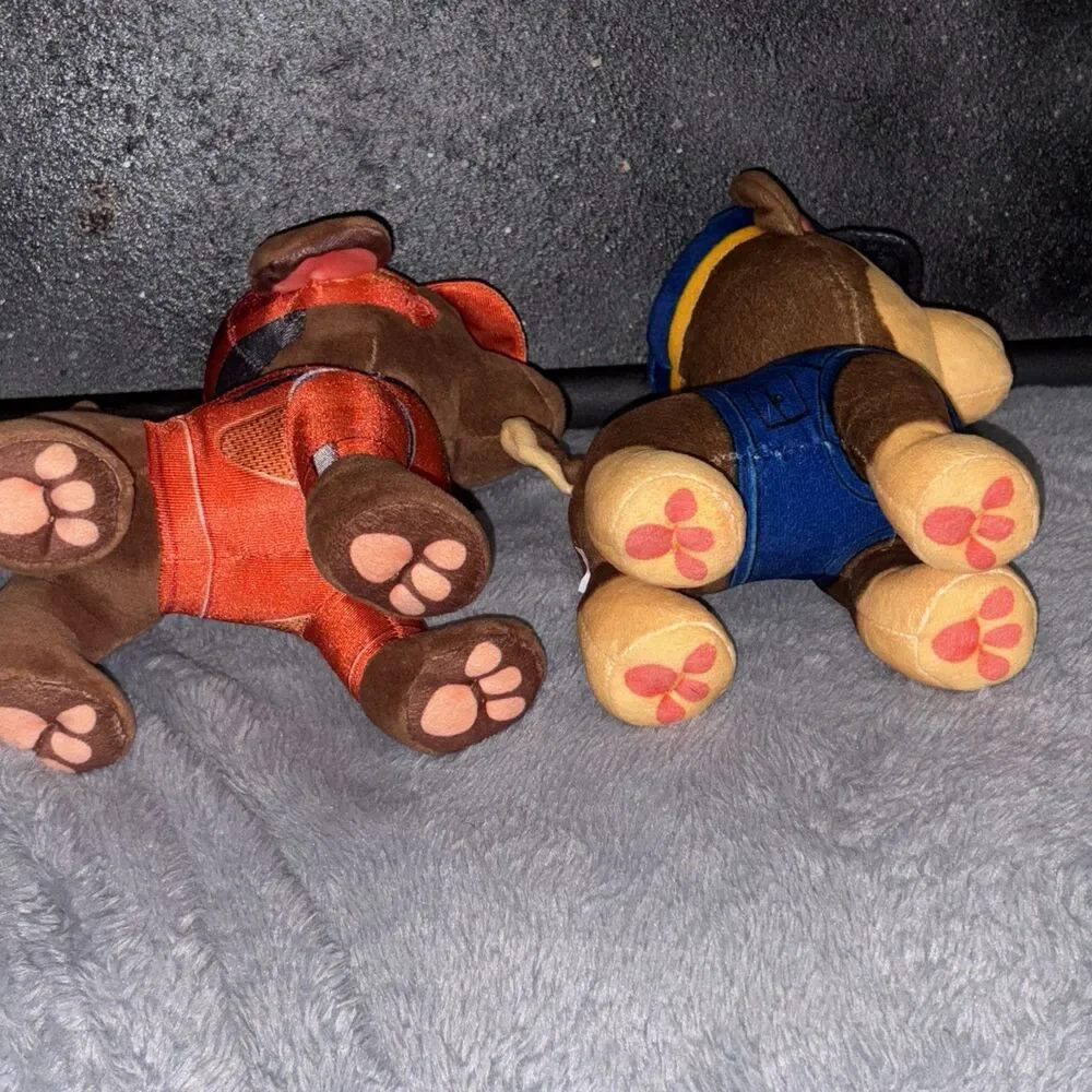 Paw Patrol Spin Master 2018 Plush Set Of 2 Chase Sums Stuffed Animals Dogs
